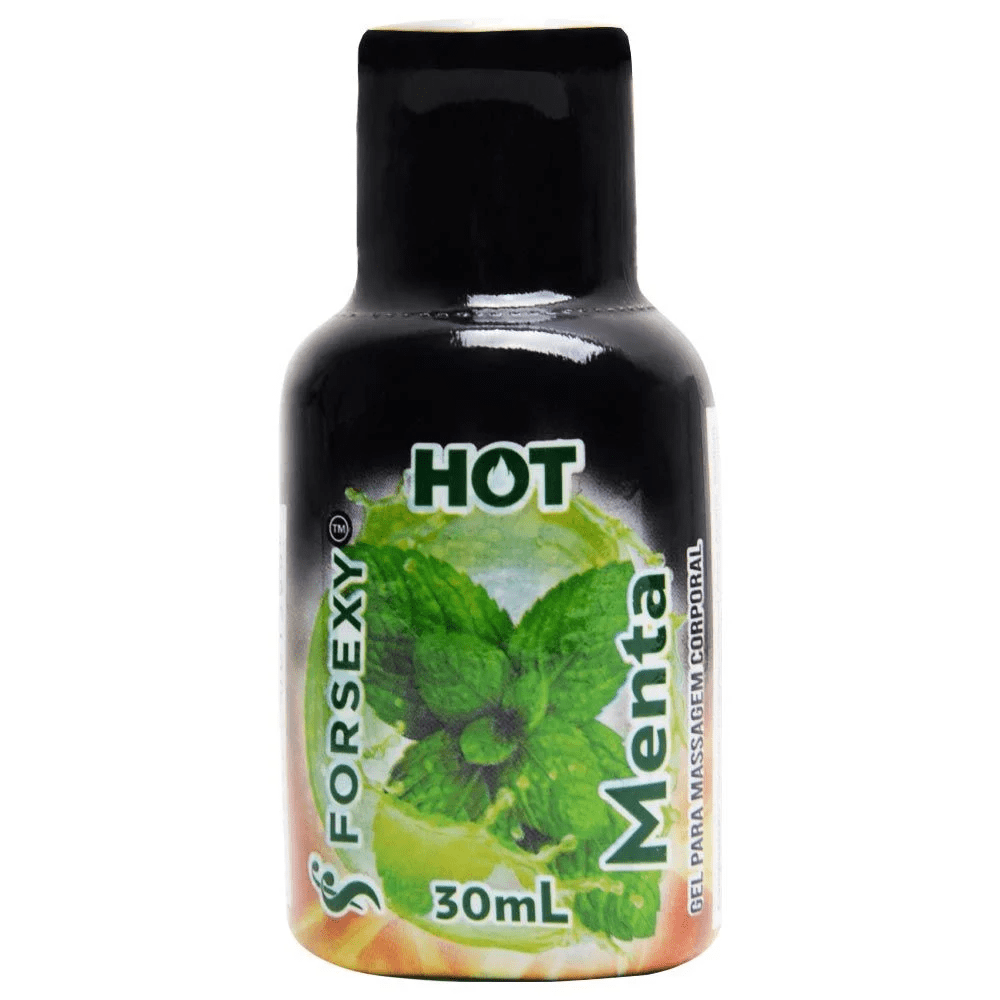 Liby Sex Shop GEL HOT MENTA COMESTÍVEL SABOROSO 30ML FORSEXY LIBYSEXSHOP